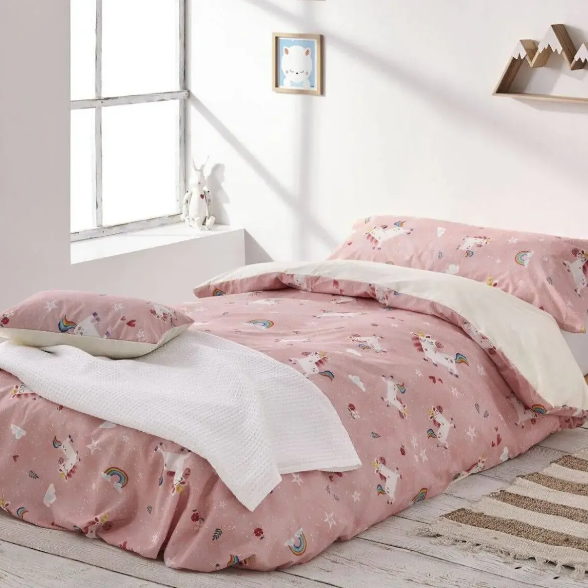 Funda Nórdica + 2 Fundas de Almohadas para Cama de 90 cm ARI 474077