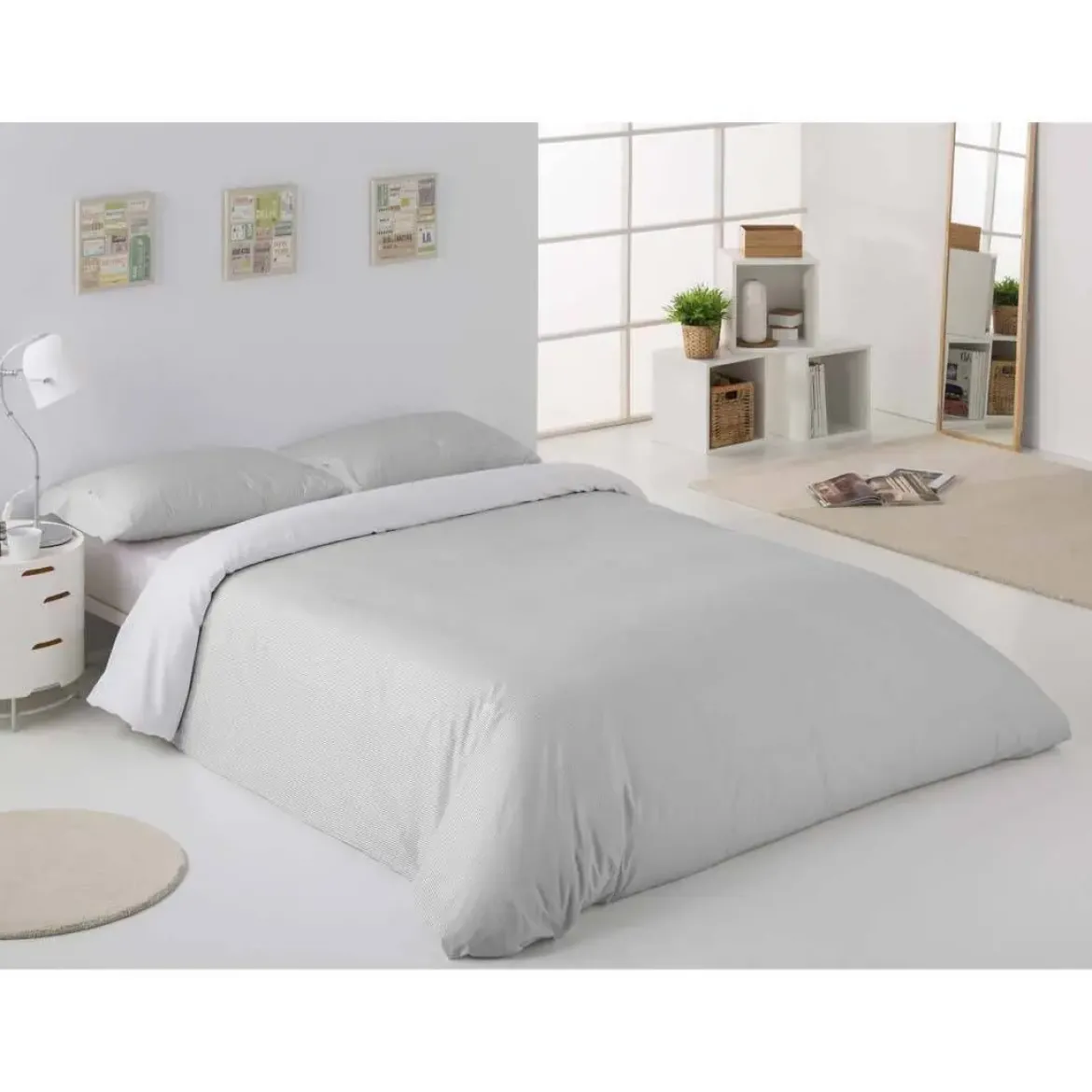 Funda Nórdica 200 Hilos Cama 135 GRETA Perla