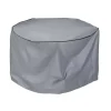 Funda para Mesa Redonda 132x132x75 cm Gris Oscuro MB-204134