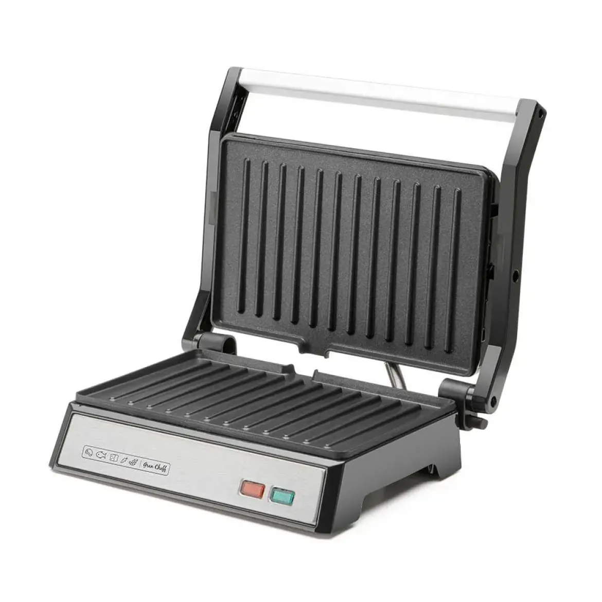 Grill Orbegozo 1000W Inox Apertura 180º GR3260