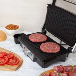 Grill Orbegozo 1500W 2 Placas Abatibles GR3810