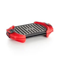 Grill para Microondas Color Rojo 3-4 Personas LEKUE 881800