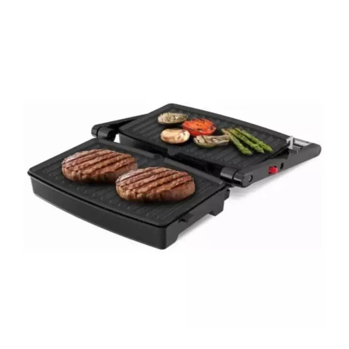 Grill SOLAC 1500W Antiadherente Apertura 180º GR5301