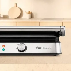 Grill UFESA 2200W Placa Grande Antiadherente 6 Rebanadas UFESA-KILIMANJARO