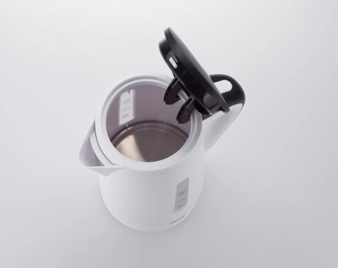 Hervidor Agua JATA 1L 2000W Blanco Resistencia Oculta HA701
