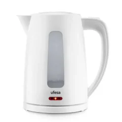 Hervidor Agua Ufesa 1.7L 2200W Blanco Apagado Automático EYRE