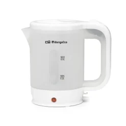 Hervidor de Agua ORBEGOZO KT4510 Viaje 0,5L 900W con 2 Tazas