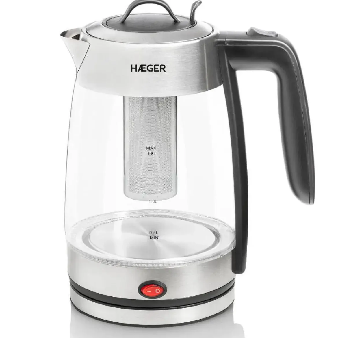 Hervidor Haeger 1.8L Sin Cables Infusor Perfect Tea EK22F020A