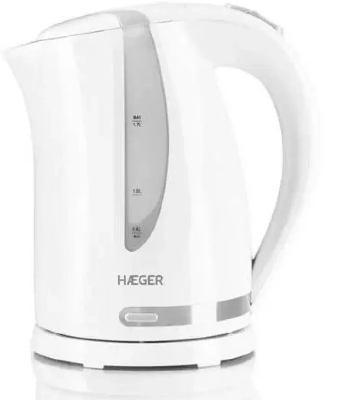 Hervidor HAEGER 1,7L Whiteness 2200w Blanco EK22W022A