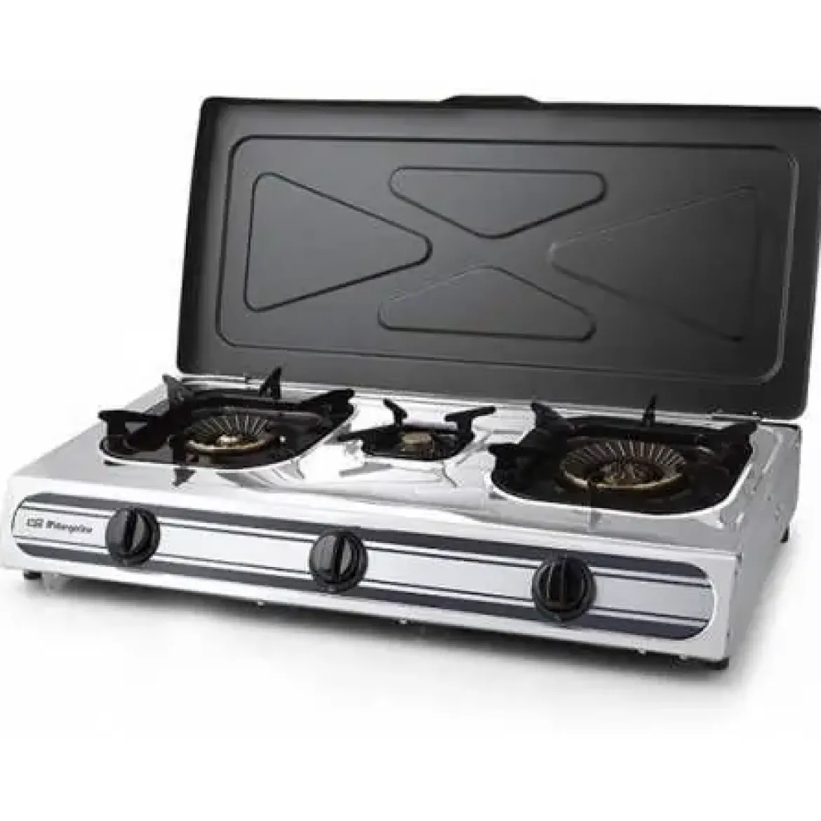 HORNILLO ORBEGOZO 3 FUEGOS GAS INOX FO3510