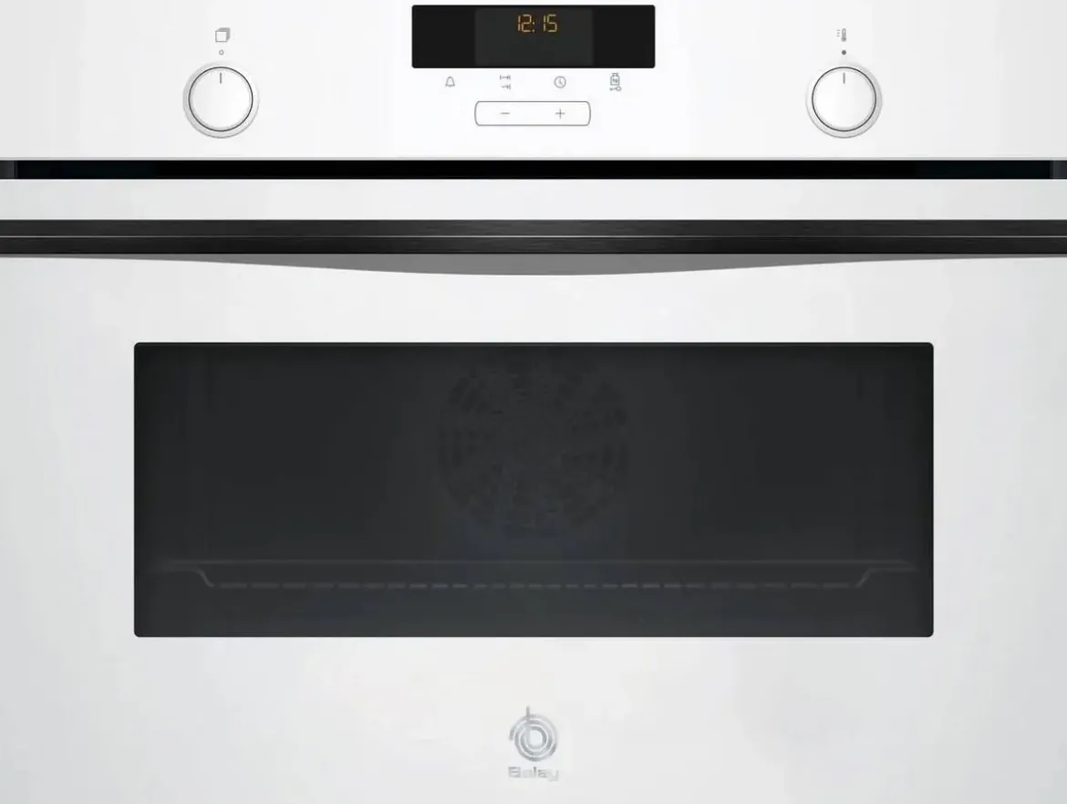 Horno Compacto Balay Cristal Negro con Microondas 45 cm 3CW5179B3