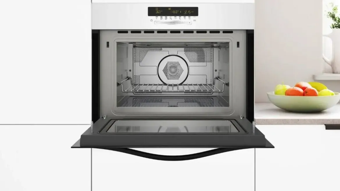 Horno Compacto Balay Cristal Negro con Microondas 45 cm 3CW5179B3