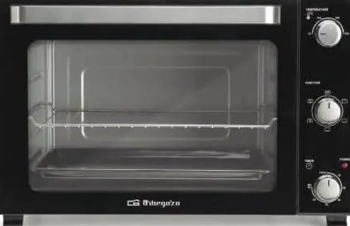 Horno de Sobremesa con Convección y Doble Cristal ORBEGOZO HOT608