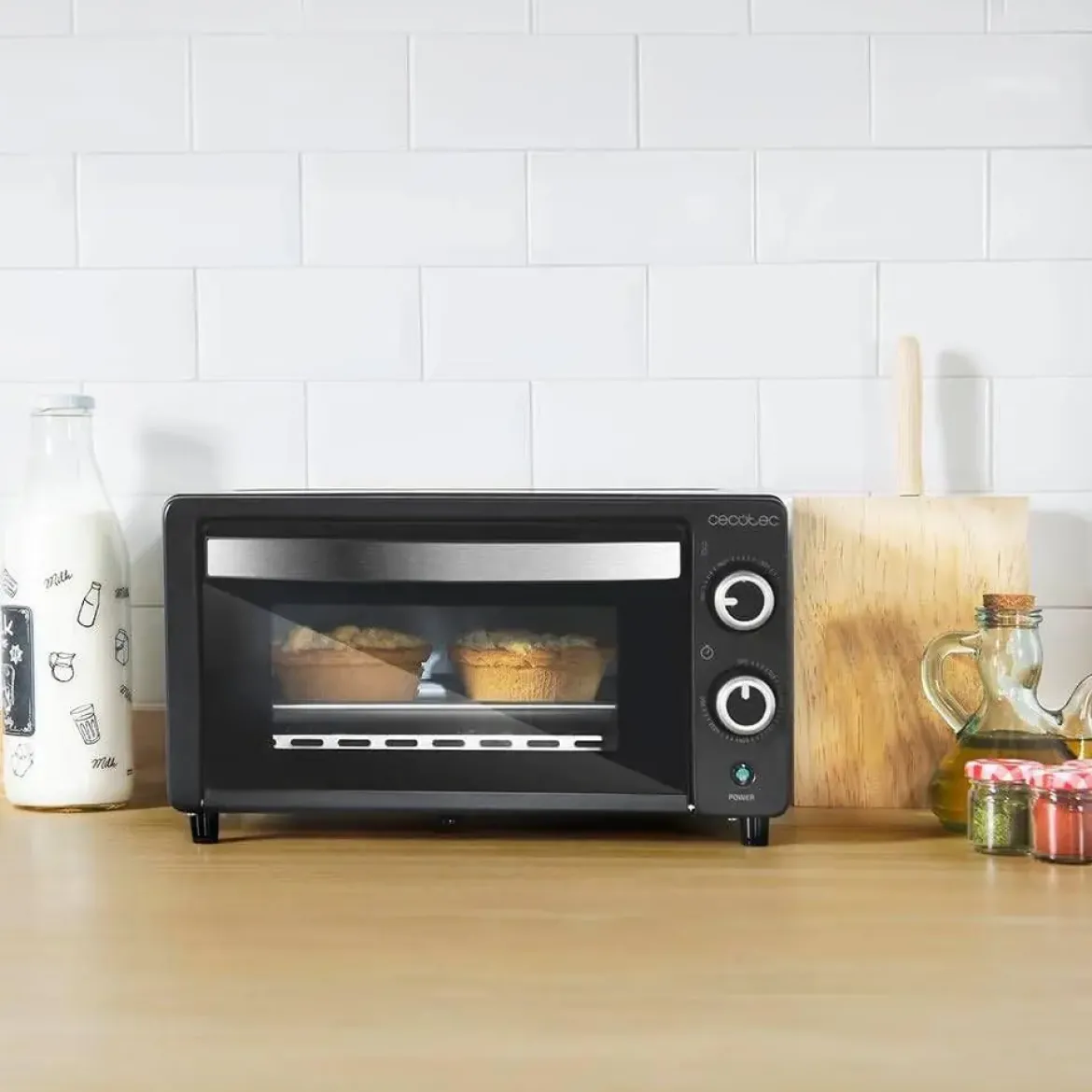Horno Eléctrico Compacto 10L con Accesorios CECOTEC 3816