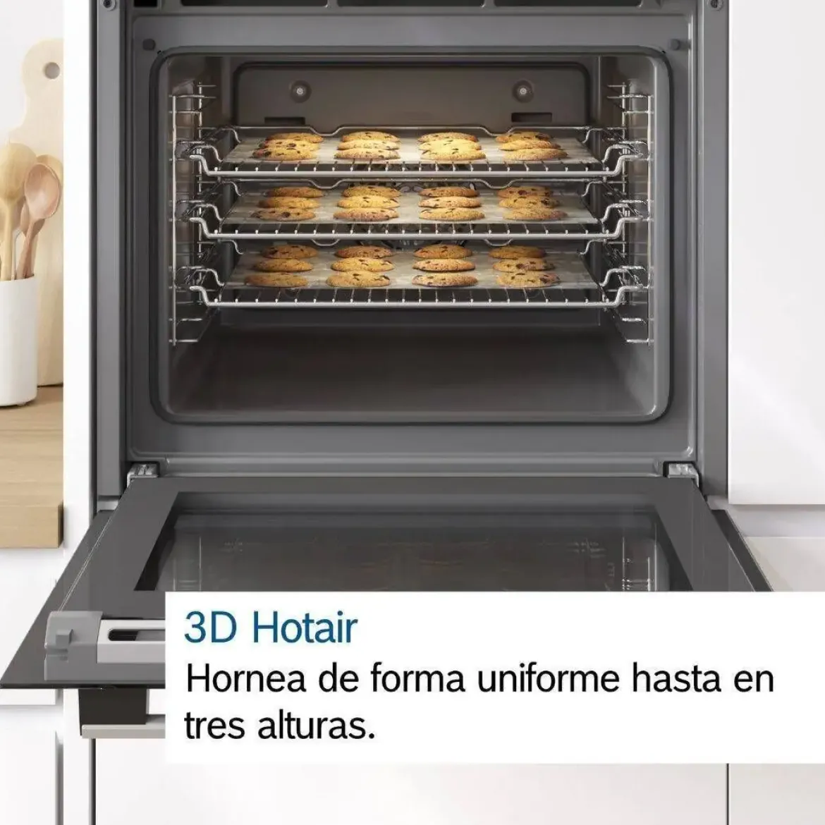 Horno Multifunción BOSCH 71 L AirFry Acero Inoxidable HBA514ES4