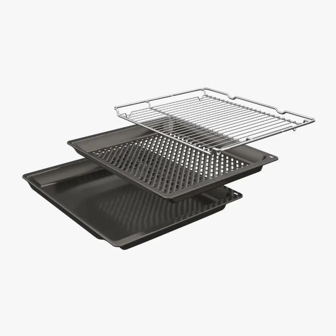Horno Multifunción Bosch Pirolítico Air Fry Negro HBA171EB2