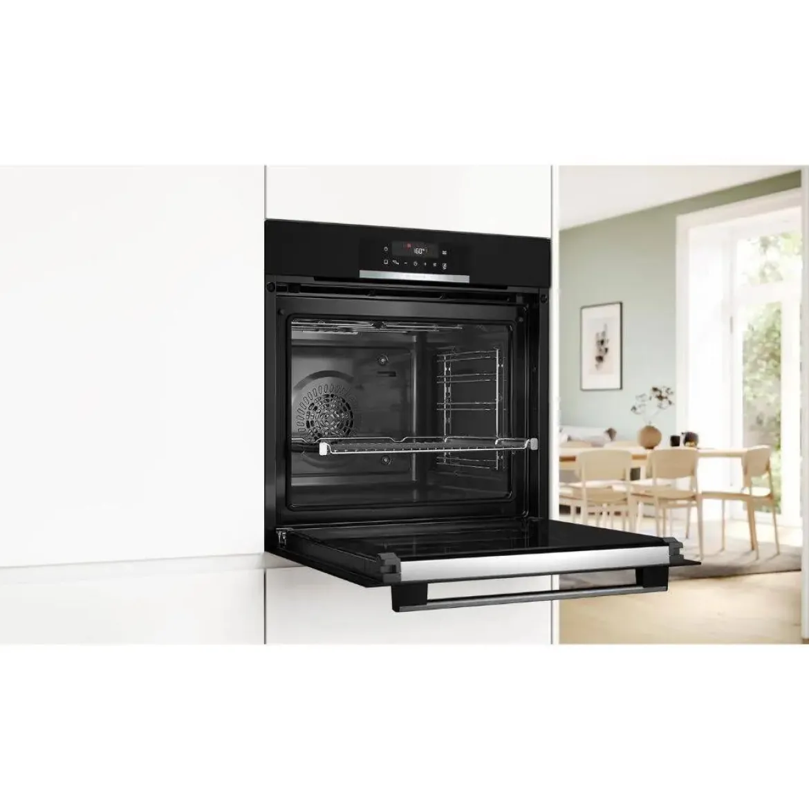 Horno Multifunción Bosch Pirolítico Air Fry Negro HBA171EB2