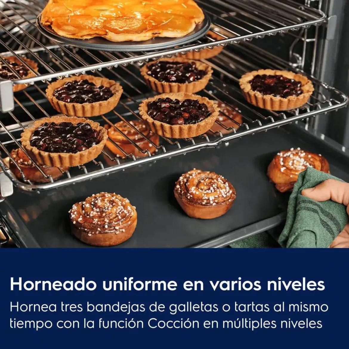 Horno Multifunción Electrolux EBF4P46X Pirolítico 72L Inox