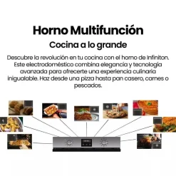 Horno Multifunción INFINITON 45L 2800W Inox Clase A 40TAX1