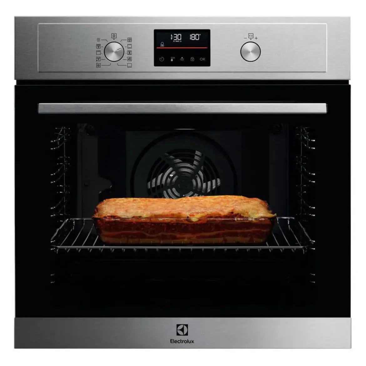 Horno Multifunción Pirolítico Inox con Display LED ELECTROLUX EOF4P56X