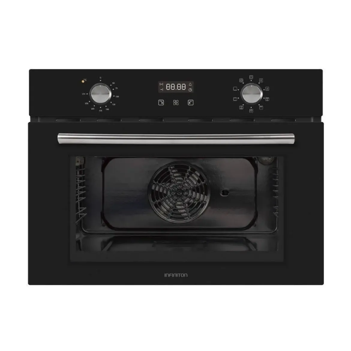 Horno Multifunción Radiación Cristal Negro 45 L A INFINITON 40BEN1