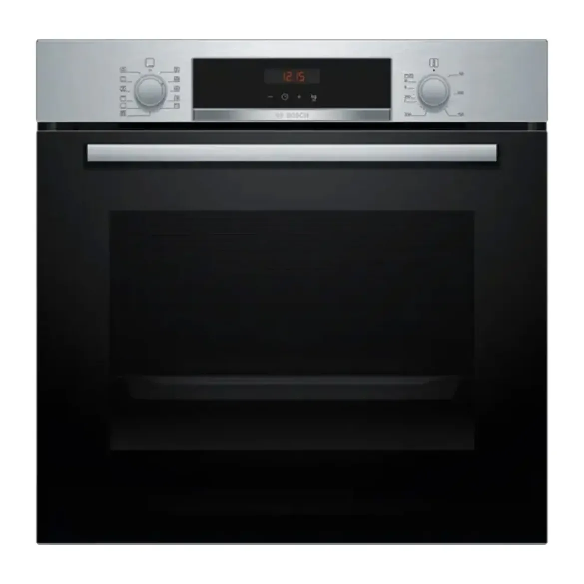 Horno pirolítico Bosch 71L cristal negro inox A HBA574ES3