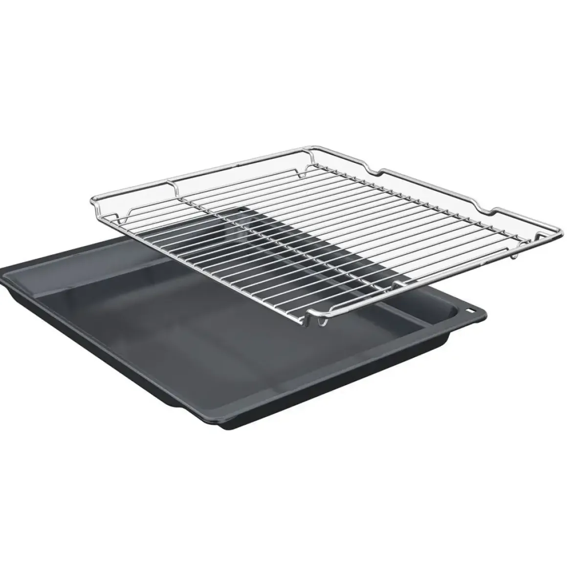 Horno pirolítico Bosch 71L cristal negro inox A HBA574ES3