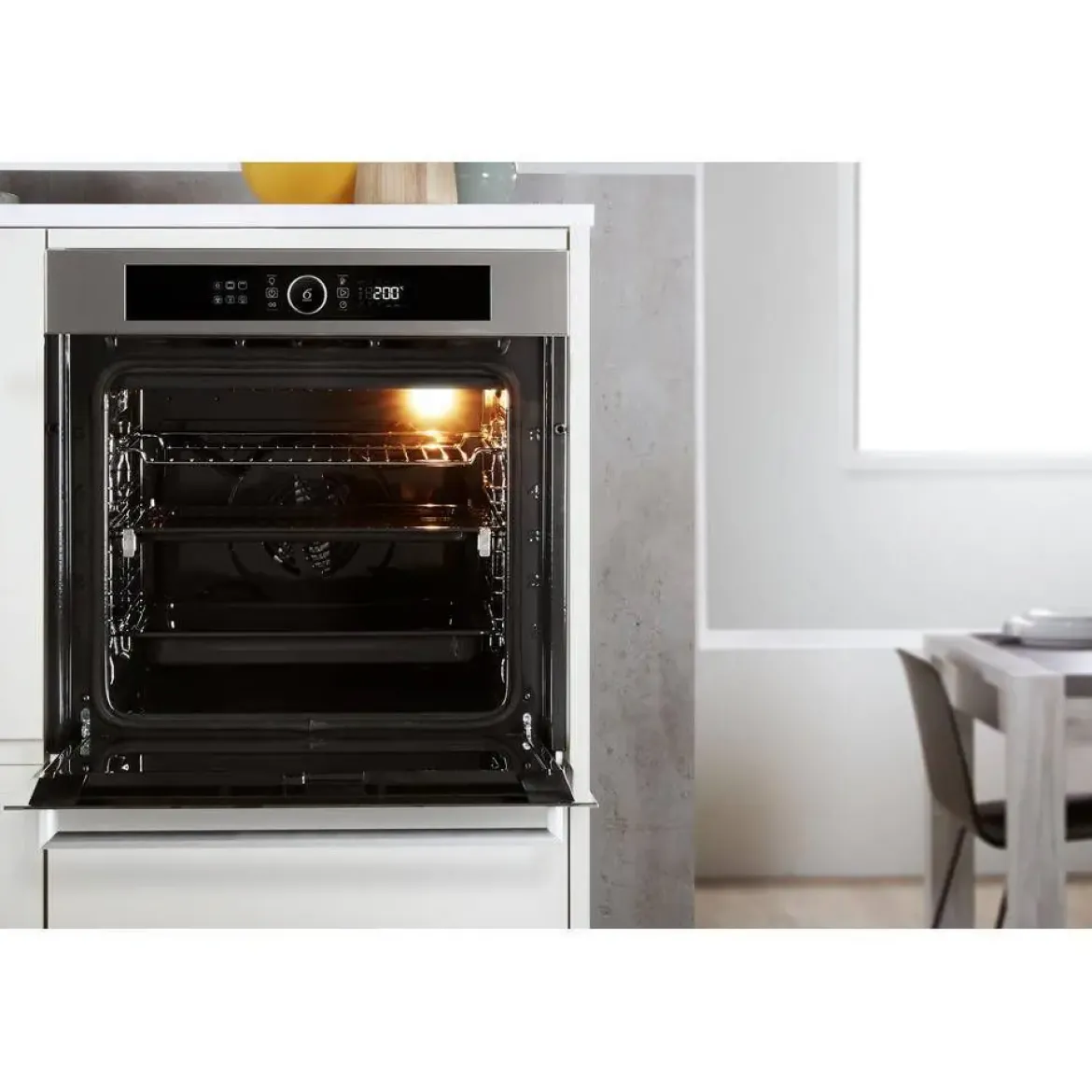 Horno Whirlpool Pirolítico 73 L A+ con SoftClose OAKZ97961SPIX