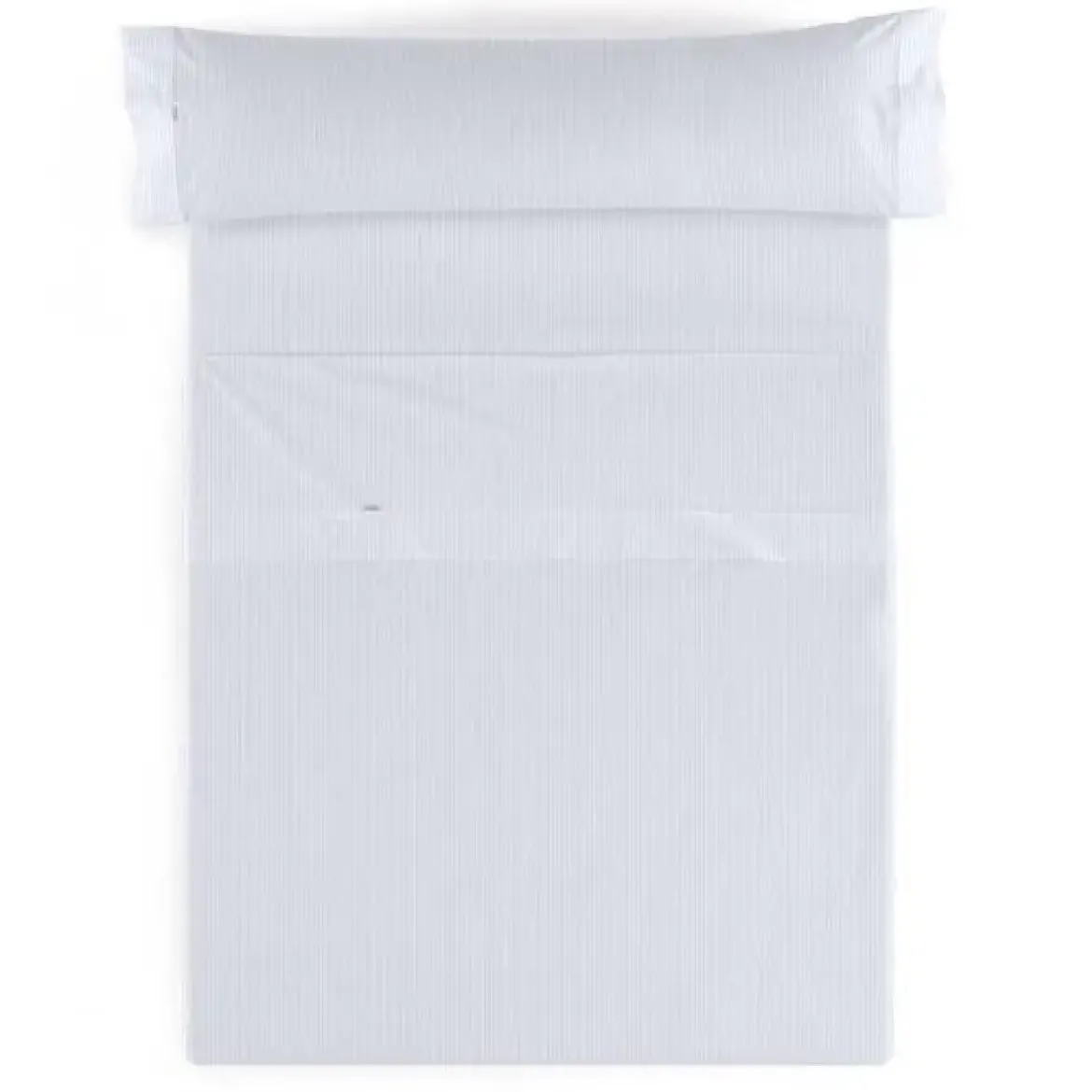 Juego de Sábanas de 105 cm de Satén Color Blanco ESTELIA 252439