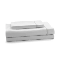 Juego de Sábanas de 600 Hilos Color Blanco ESTELIA 376761