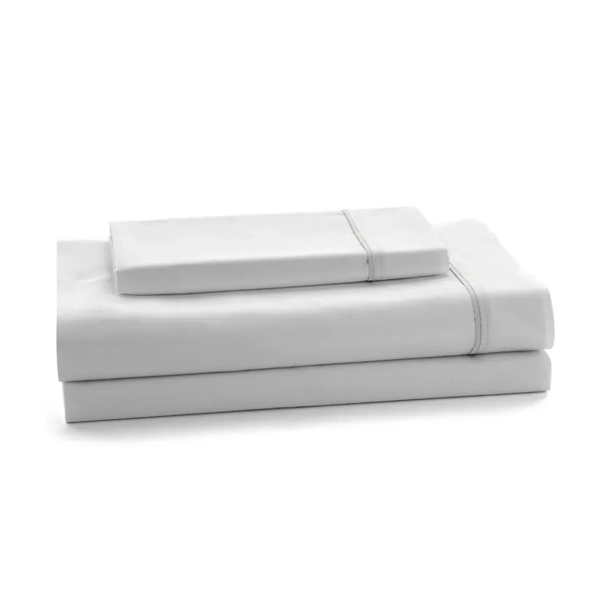 Juego de Sábanas de 600 Hilos Color Blanco ESTELIA 376761