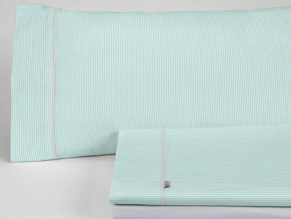 Juego de Sábanas 200 hilos Cama 135/140 GRETA Aqua