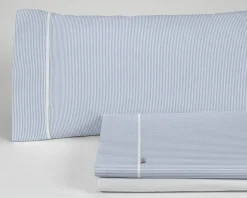 Juego de Sábanas 200 hilos Cama 180 GRETA Azul