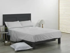 Juego de Sábanas 200 hilos Cama 135/140 GRETA Perla