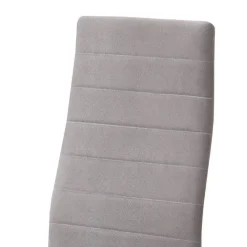 Juego de 6 Sillas con Patas de Metal y Tapizado YURI