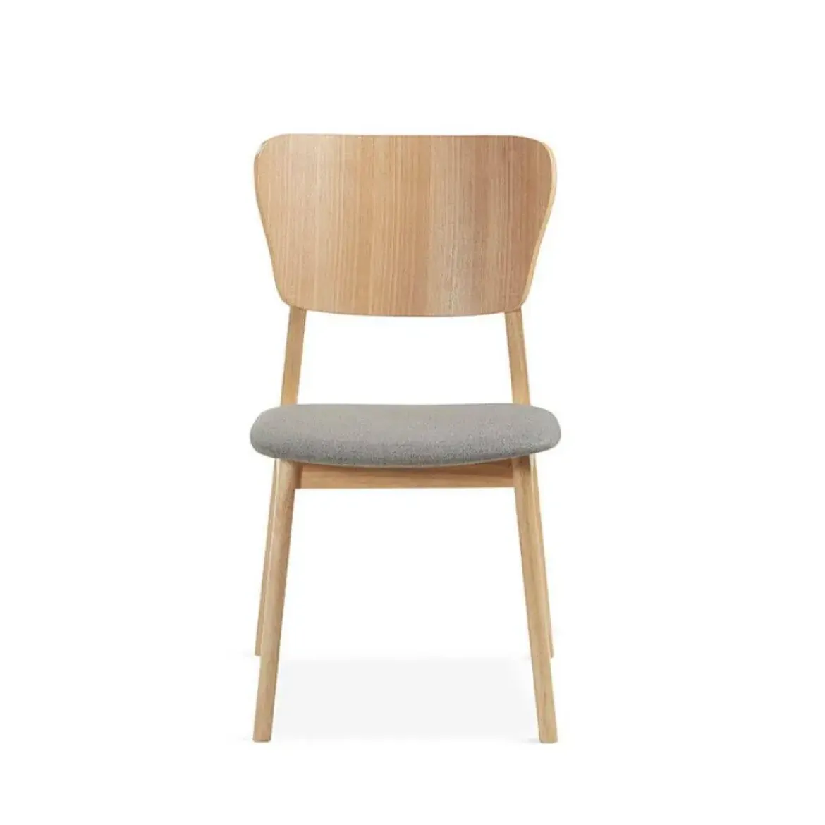 Juego de 2 Sillas de Comedor de Madera con Asiento Tapizado DC-900