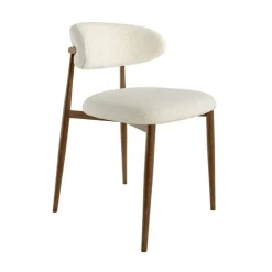 Juego de 2 Sillas de Comedor Tapizada con Estructura Metal PEREIRA