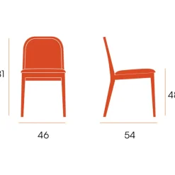 Juego 2 sillas con Asiento Tapizado Nácar y Madera color Negro TILIA CG3014NR