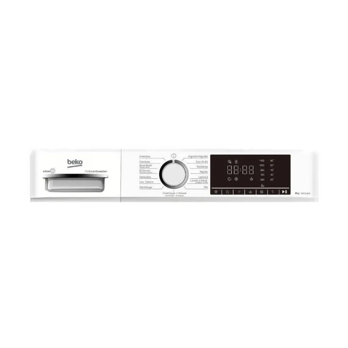 Lavadora BEKO B1XW864WSPT 8 Kg 1400 rpm Clase A SteamCure
