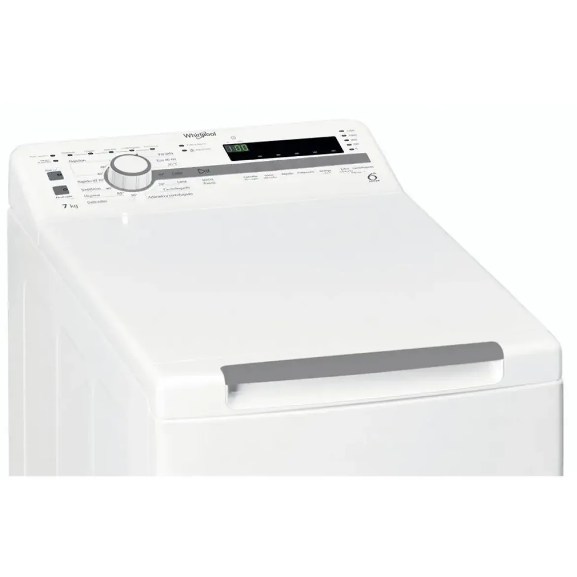 Lavadora Carga Superior WHIRPOOL 7 Kg. 1200 Rpm Clase E TDLR7220SSSPN