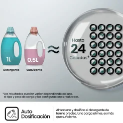 Lavadora Hisense 9kg 1400rpm Autodosificador WiFi A Inverter WF3S9045BW3