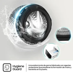 Lavadora Hisense 9kg 1400rpm Autodosificador WiFi A Inverter WF3S9045BW3