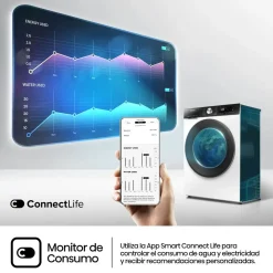 Lavadora Hisense 9kg 1400rpm Autodosificador WiFi A Inverter WF3S9045BW3