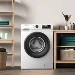 Lavadora Hisense 8kg 1400rpm A+++ Vapor 54cm WF1Q8041BW