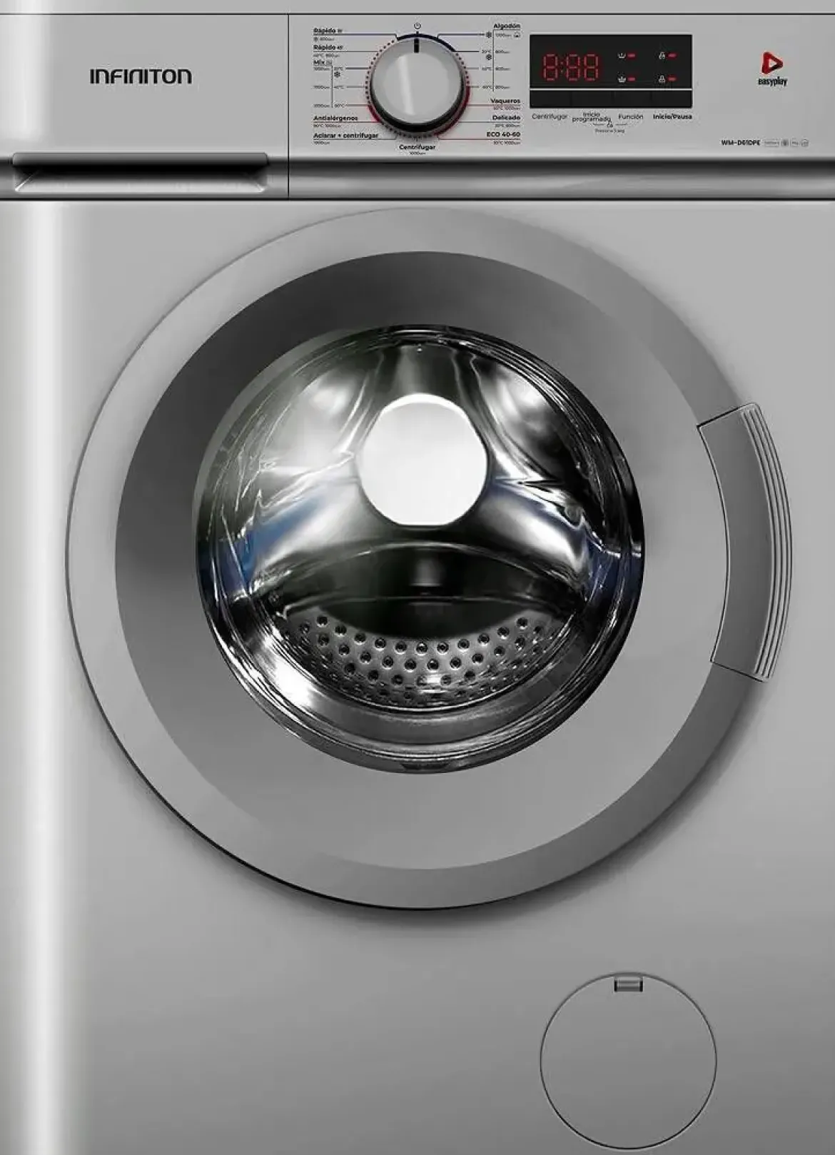Lavadora INFINITON 6kg 1000rpm Clase D WM-D61DPE