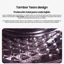 Lavadora Infiniton 9 Kg 1400 RPM Clase A con Vapor Care WMF94AWM