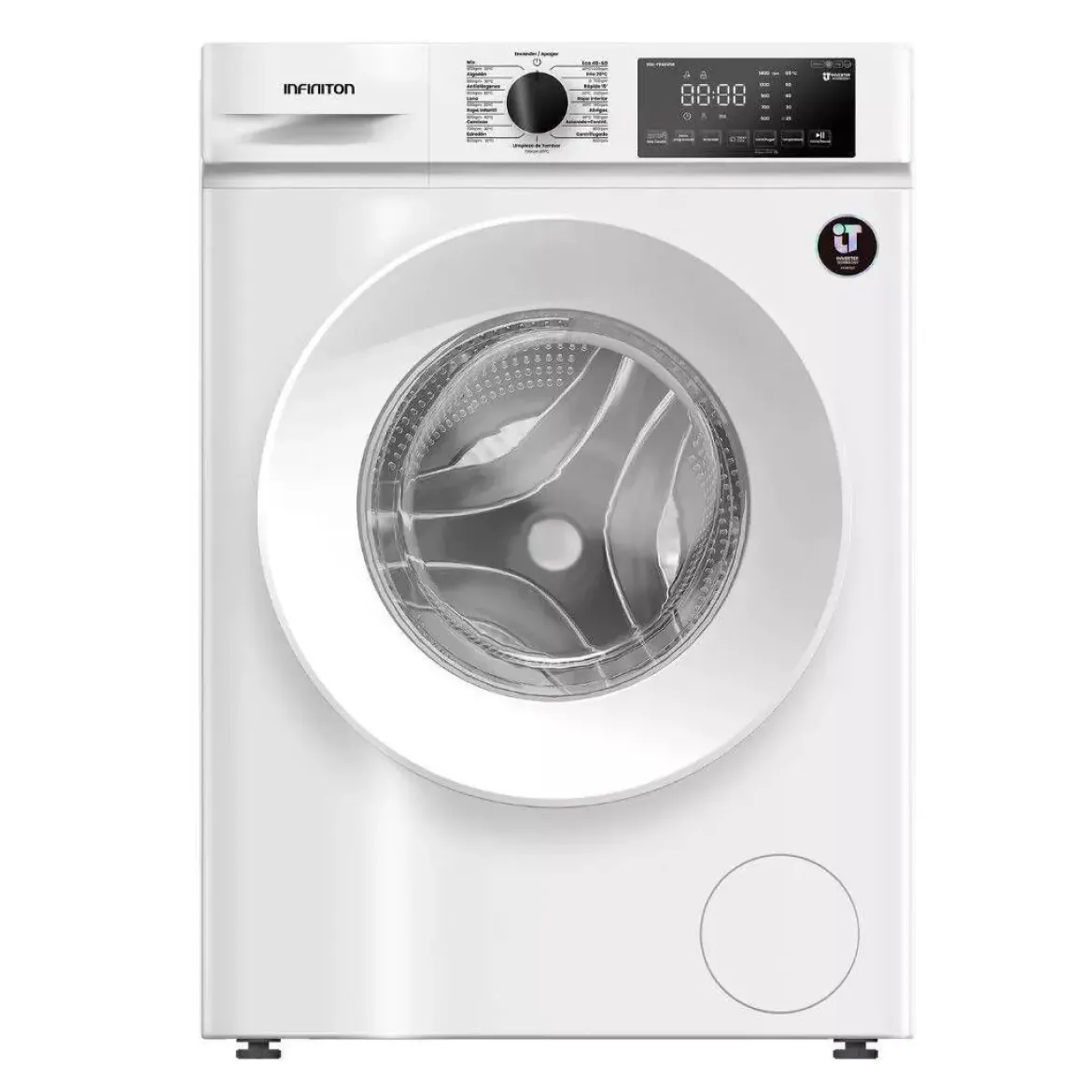 Lavadora Infiniton 9 Kg 1400 RPM Clase A con Vapor Care WMF94AWM
