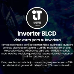 Lavadora Infiniton TLWD83ABJ de Carga Superior 8 Kg Clase A 1300 RPM