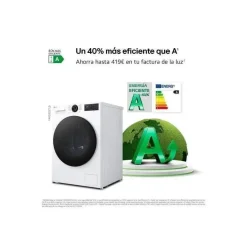 Lavadora 9 Kg 1400 Rpm Clase A LG F4X5OO9TLB