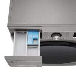 Lavadora LG 10.5kg 1400rpm Clase A con Vapor Steam+ Inox F4WR7010AGS